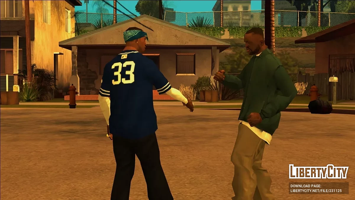 LA Dodgers Baseball Jersey / GTA San Andreas