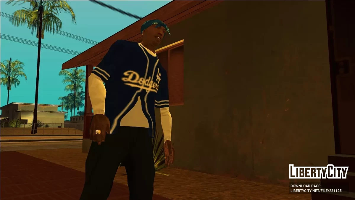LA Dodgers Baseball Jersey / GTA San Andreas