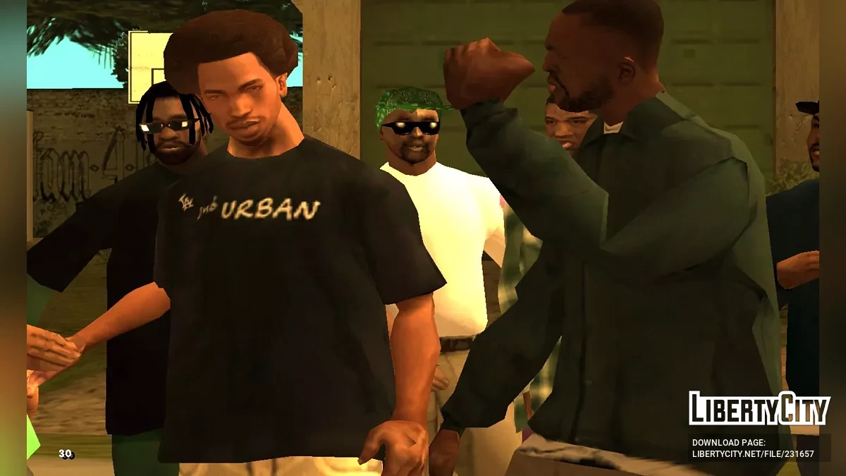 Новая футболка Sub Urban / GTA San Andreas