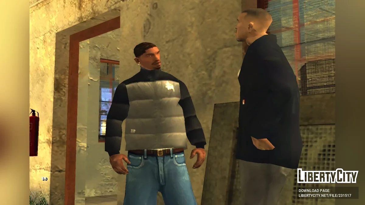 STUSSY X Zip New Puffer Jacket V2 / GTA San Andreas