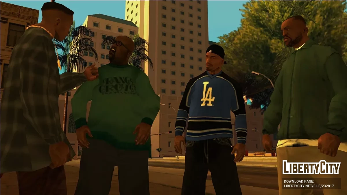 Dodgers Baseball Jersey / GTA San Andreas