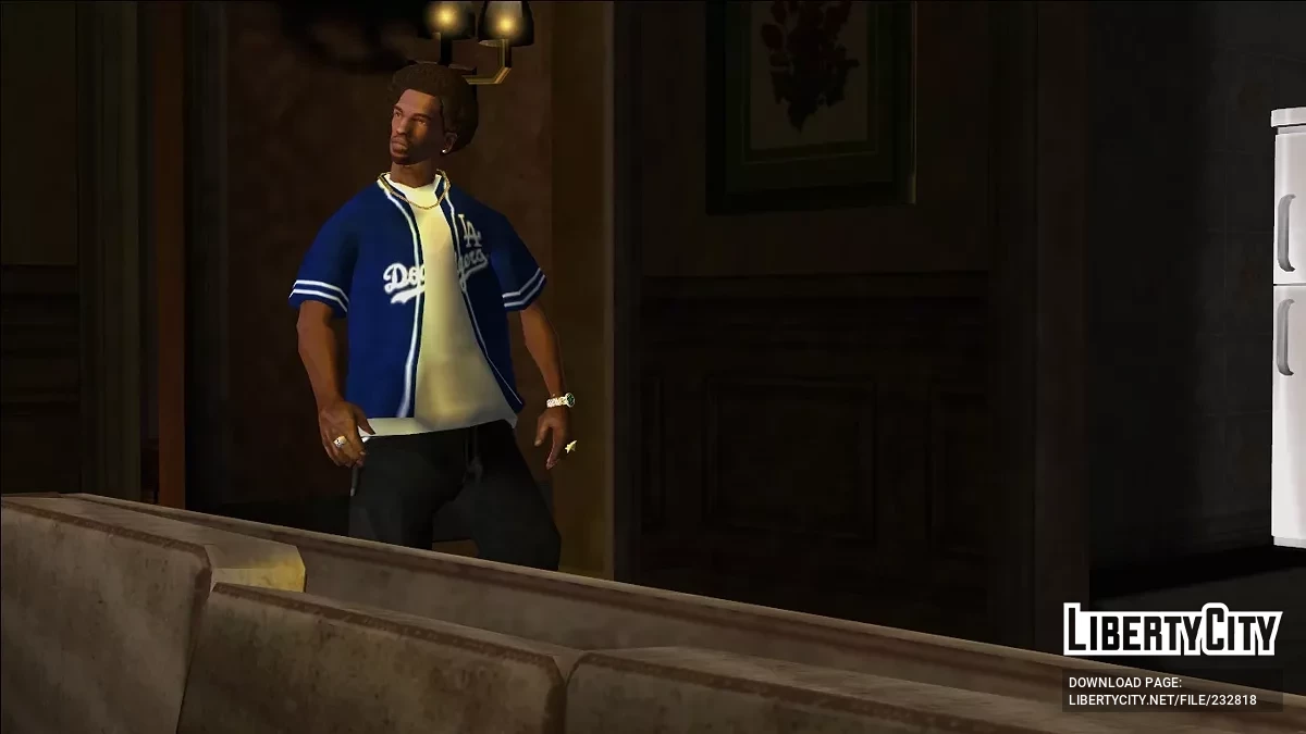 LA Dodgers Baseball Jersey V2 / GTA San Andreas