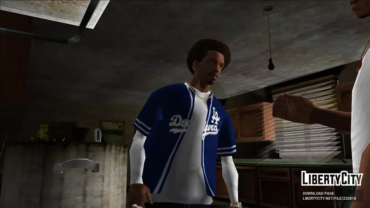 LA Dodgers Baseball Jersey V2 / GTA San Andreas