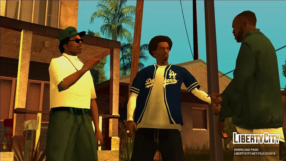 LA Dodgers Baseball Jersey V2 / GTA San Andreas