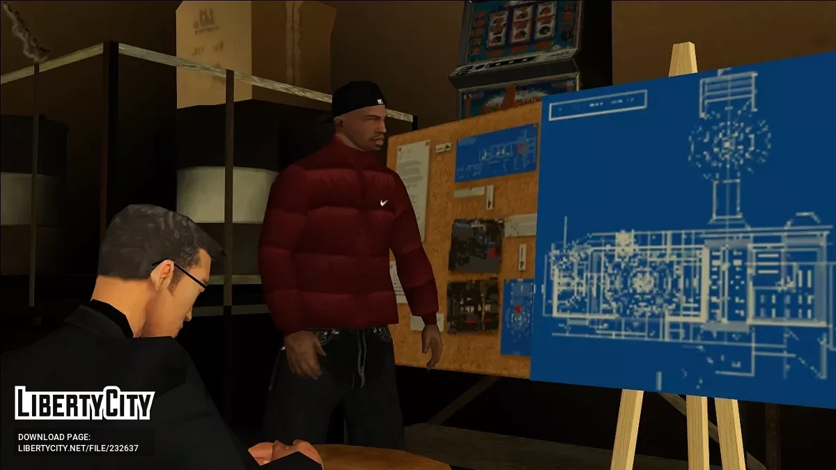 NIKE Puffer Jacket / GTA San Andreas