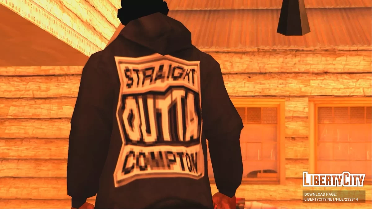 Худи Straight Outta Compton / GTA San Andreas