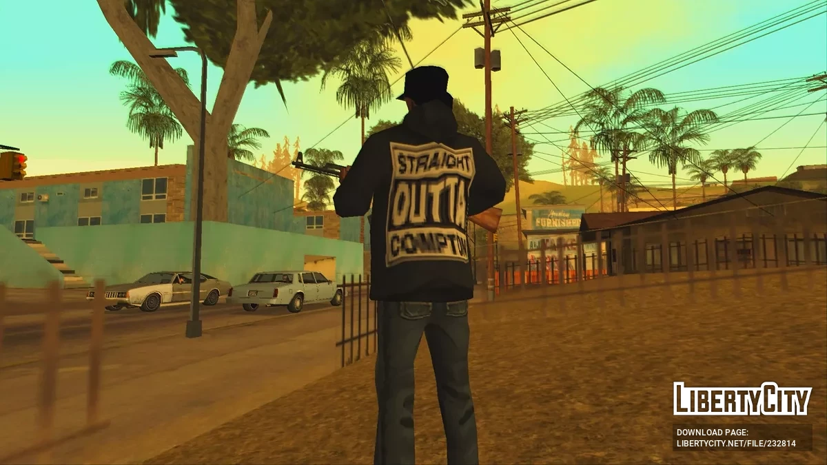 Худи Straight Outta Compton / GTA San Andreas