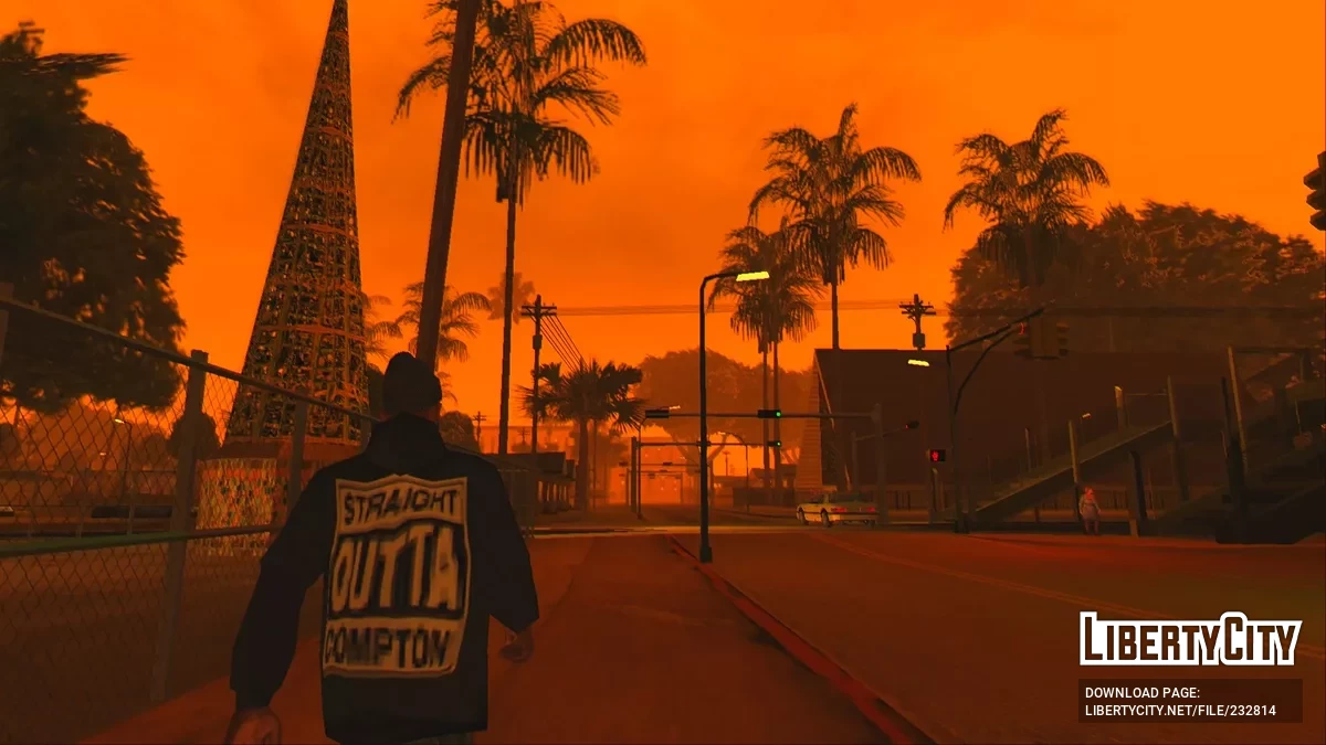 Худи Straight Outta Compton / GTA San Andreas