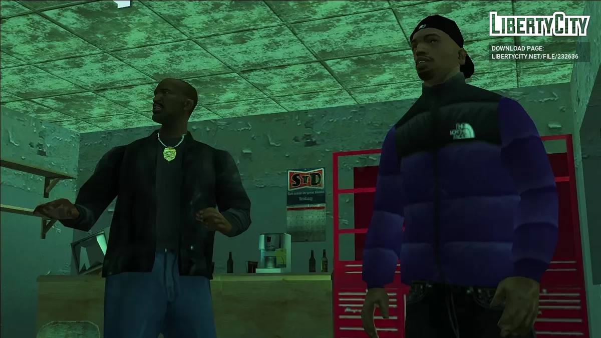 The North Face Puffer Jacket / GTA San Andreas