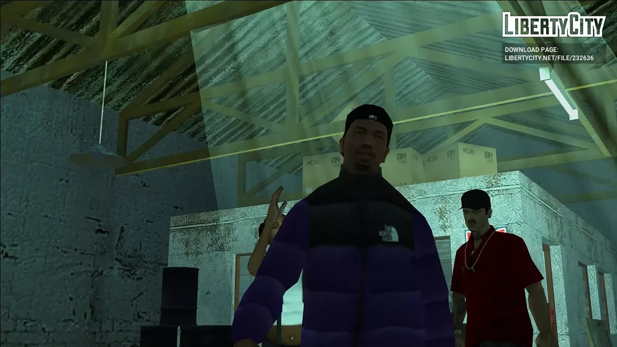 The North Face Puffer Jacket / GTA San Andreas