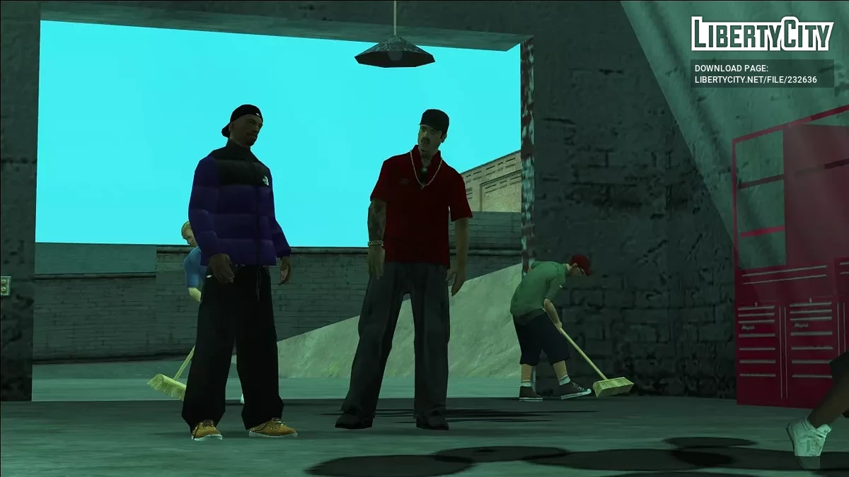 The North Face Puffer Jacket / GTA San Andreas