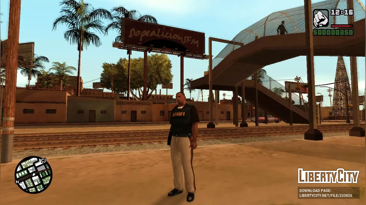 Полицейский жилет для CJ / GTA San Andreas