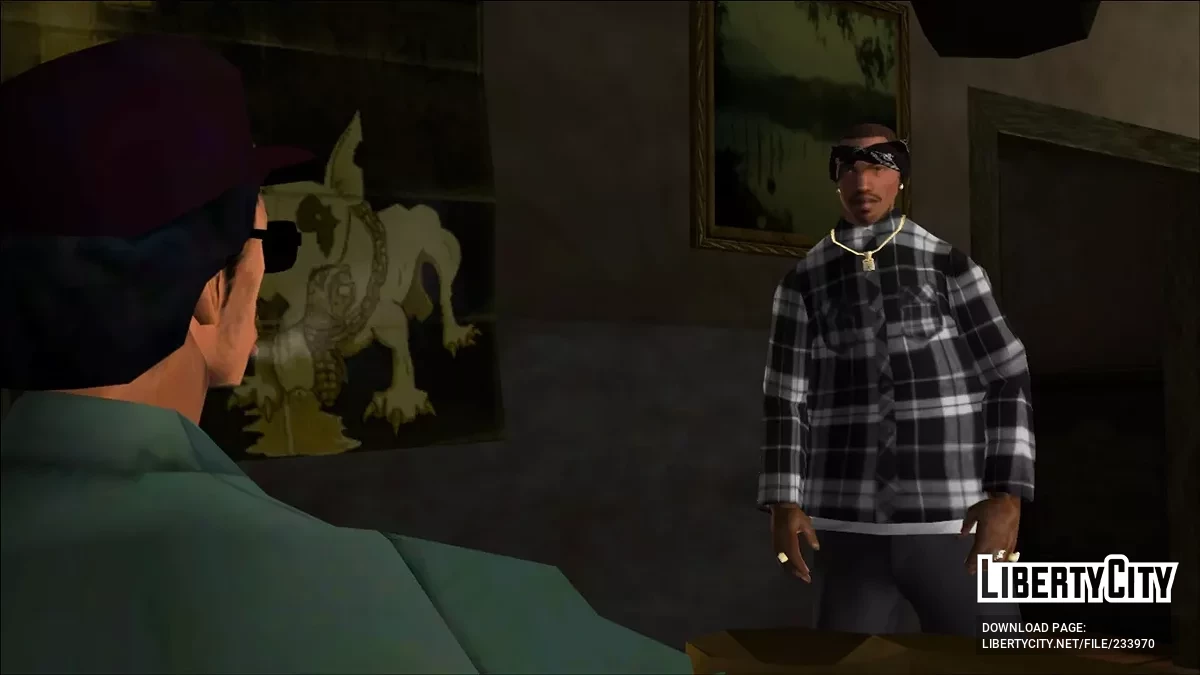 Classic Baggy Plaid Shirt / GTA San Andreas