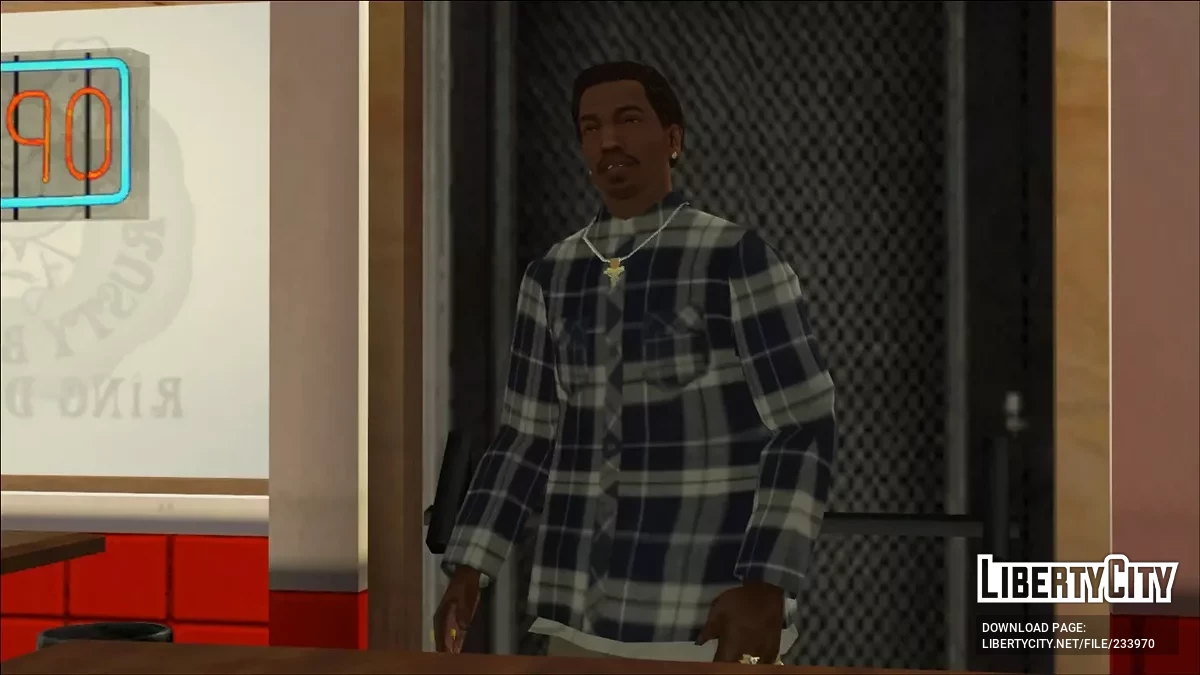 Classic Baggy Plaid Shirt / GTA San Andreas