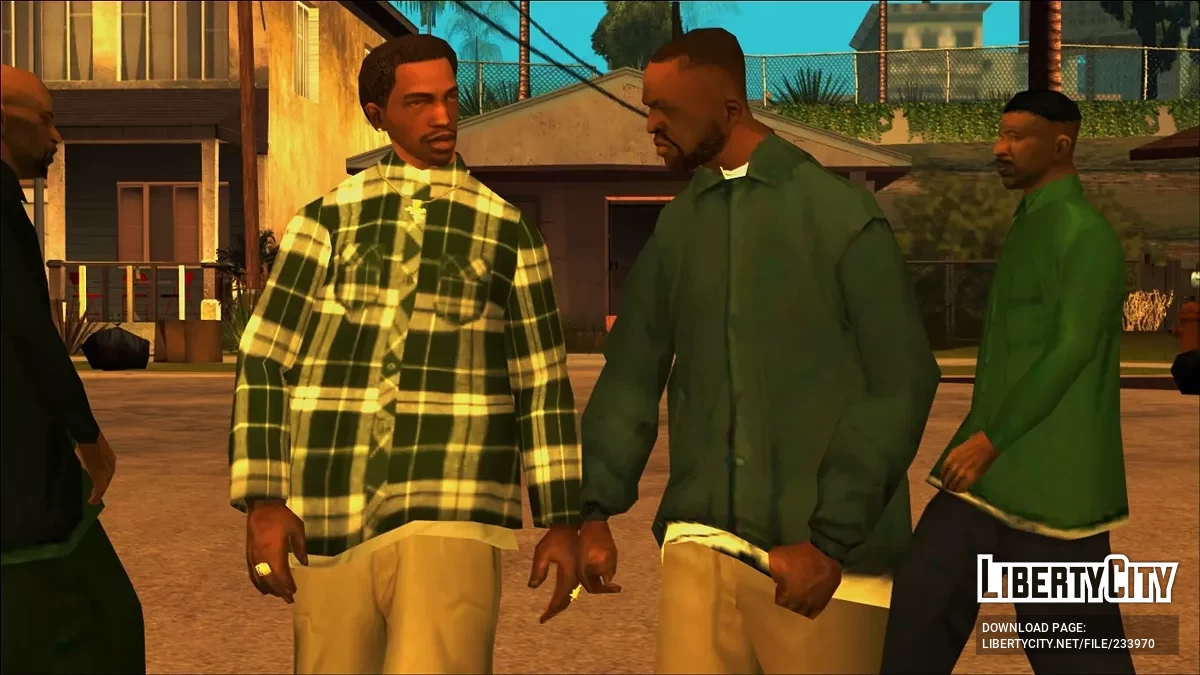 Classic Baggy Plaid Shirt / GTA San Andreas