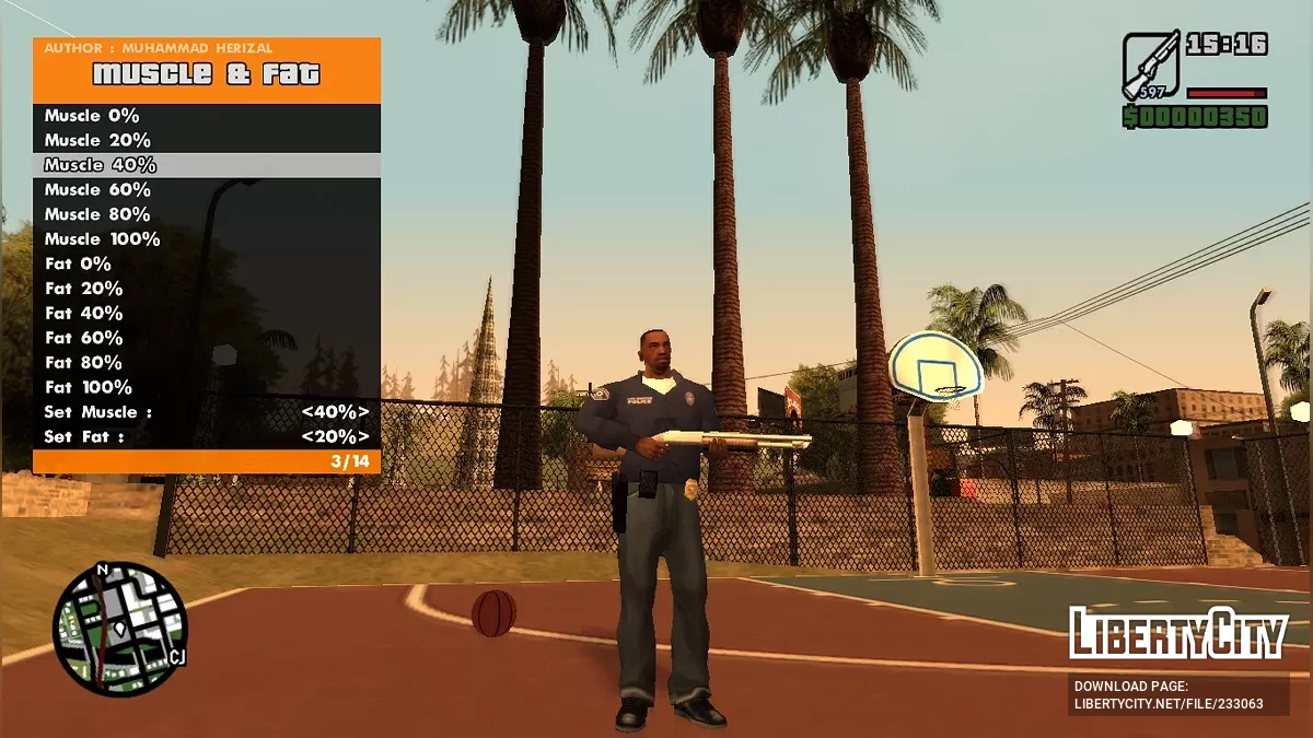 Жилет рейда LSPD / GTA San Andreas