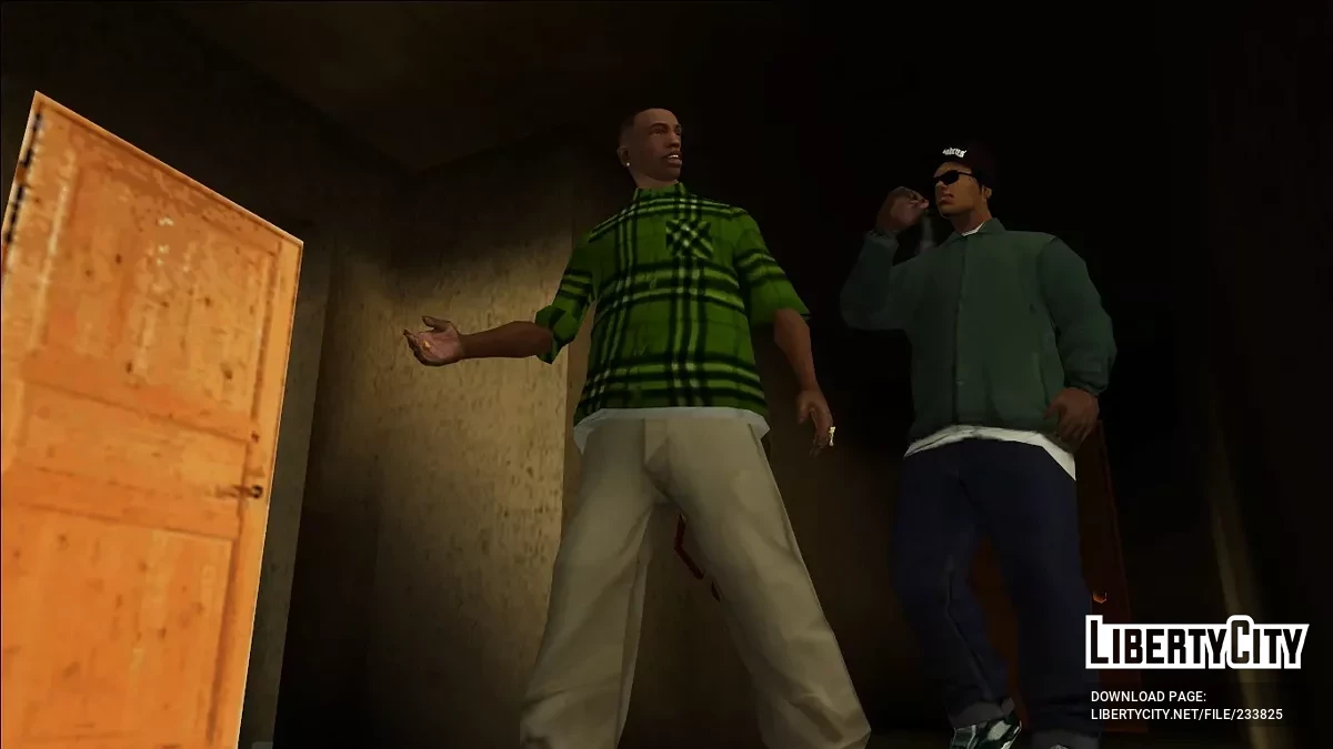 Oversized Shirt (retexture for CJ) / GTA San Andreas