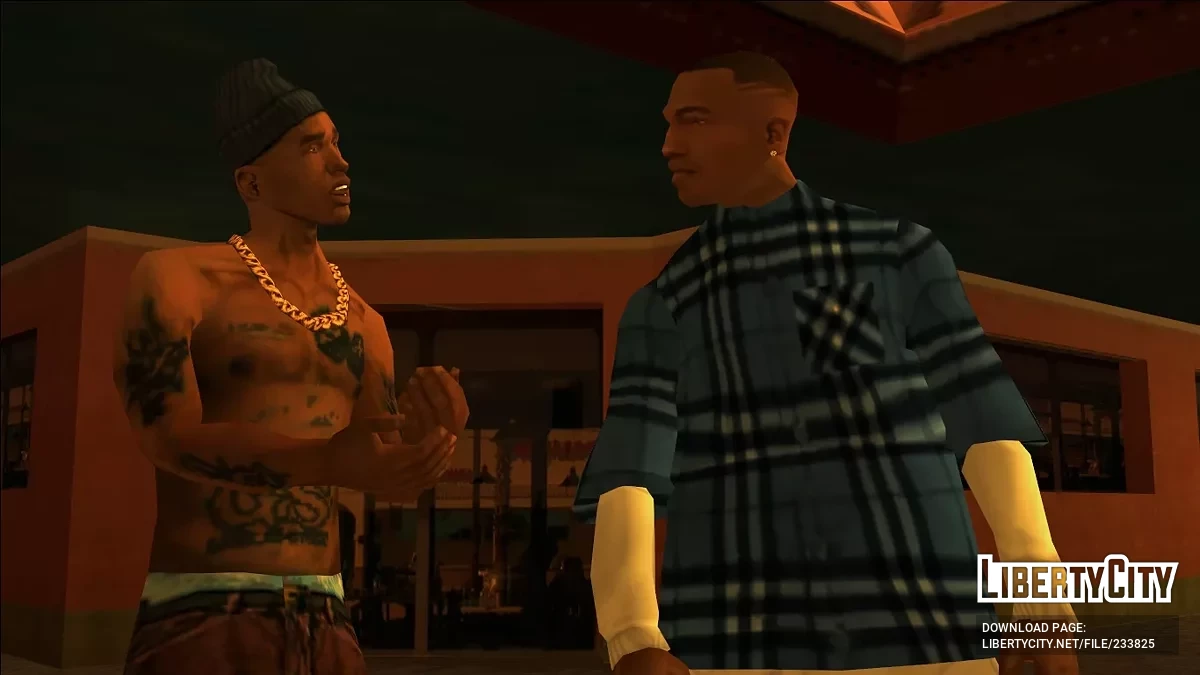 Oversized Shirt (retexture for CJ) / GTA San Andreas