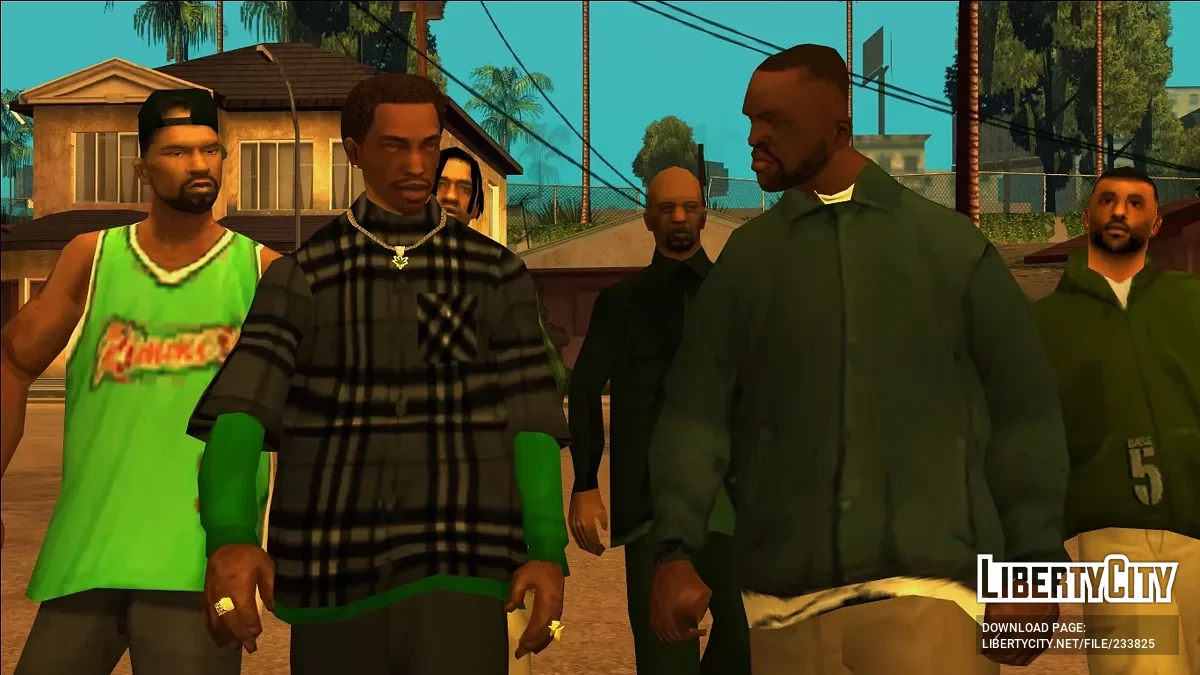 Oversized Shirt (retexture for CJ) / GTA San Andreas