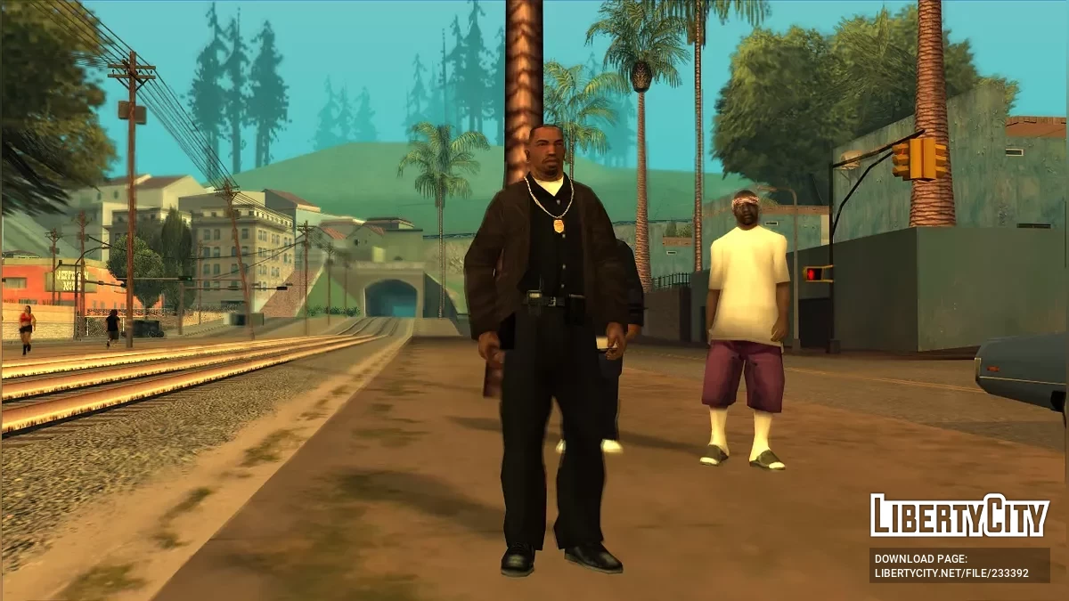 Кожаная куртка полиции / GTA San Andreas