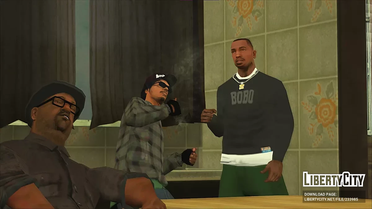 Толстовка с двойным слоем / GTA San Andreas