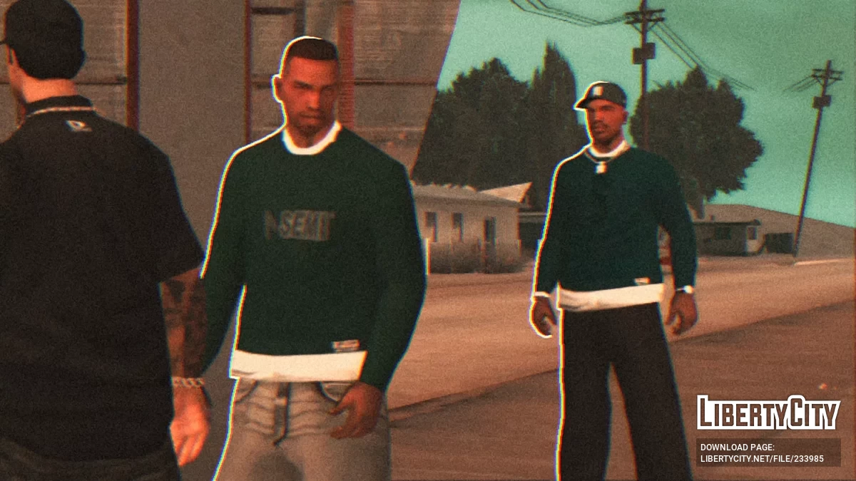 Толстовка с двойным слоем / GTA San Andreas