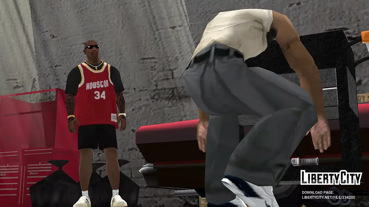 Майка «Хьюстон Рокетс» / GTA San Andreas