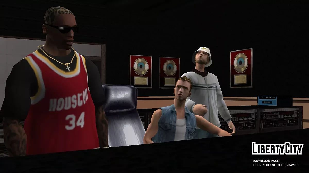 Майка «Хьюстон Рокетс» / GTA San Andreas