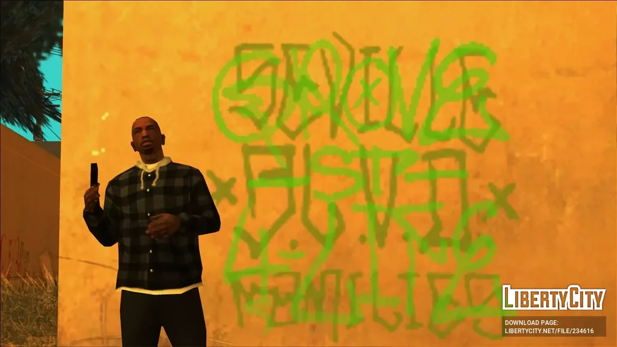 Long Sleeve Shirt with Hoodie / GTA San Andreas