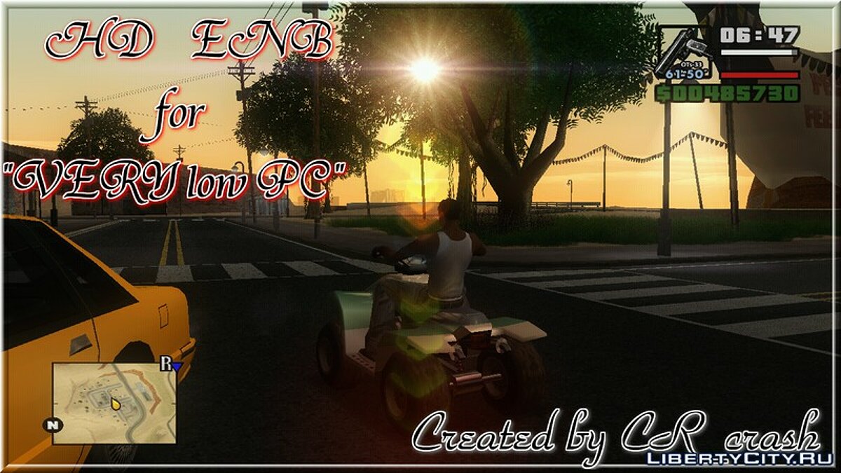 Графические моды для GTA San Andreas: 572 ENB мода на ГТА Сан Андреас