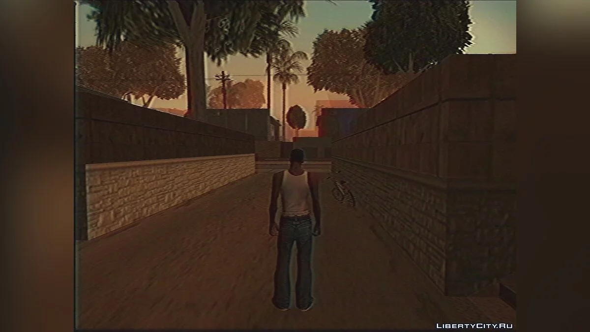 San Andreas on VHS (ReShade) / GTA San Andreas