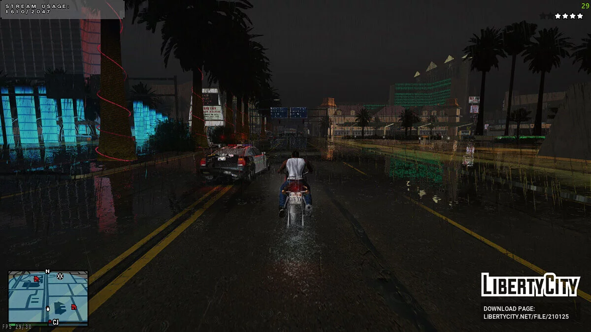 Мои настройки ENB для мода V Graphics / GTA San Andreas