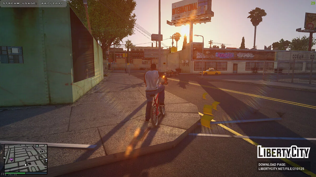 Мои настройки ENB для мода V Graphics / GTA San Andreas