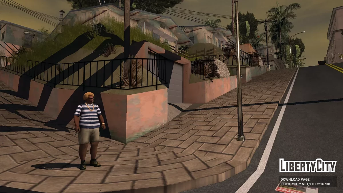 Настройка для ReShade в стиле комикса / GTA San Andreas