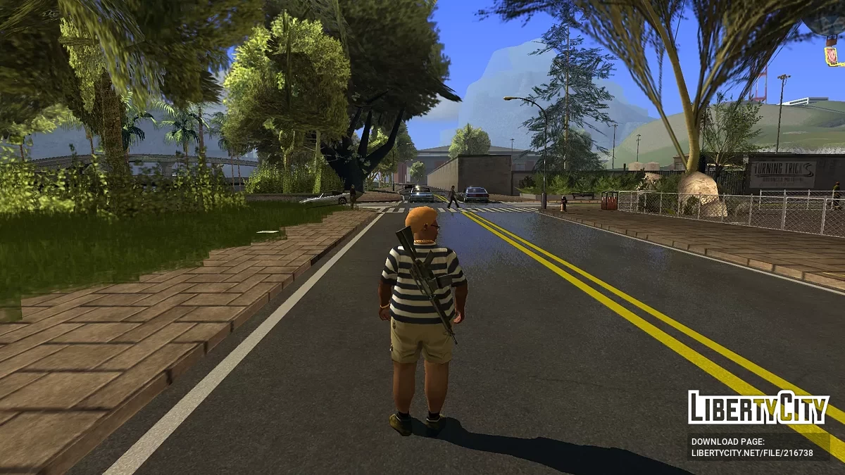 Настройка для ReShade в стиле комикса / GTA San Andreas