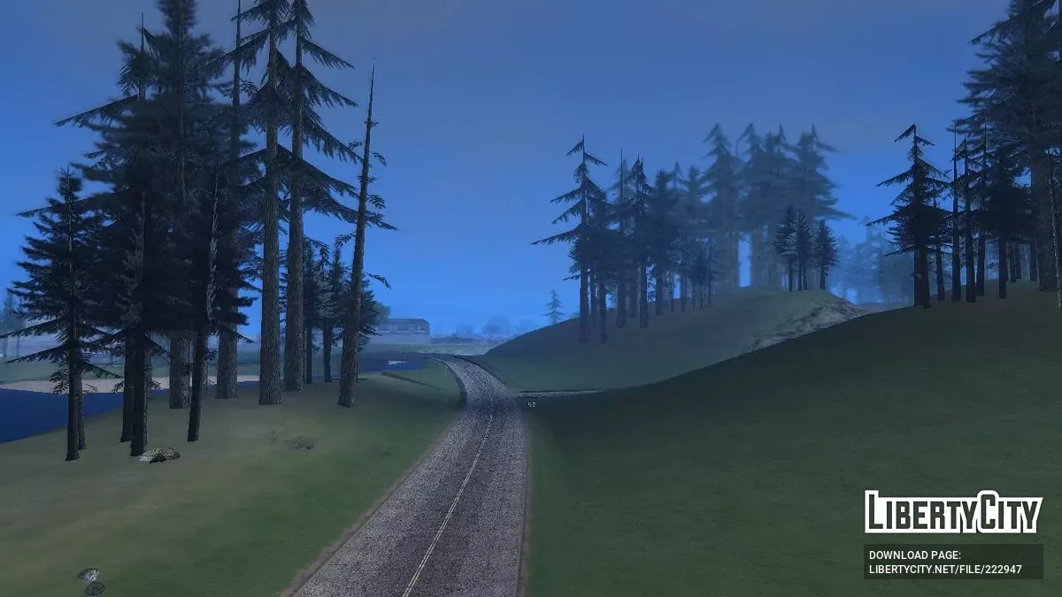 Устранение столбов и проводов в сельской местности / GTA San Andreas