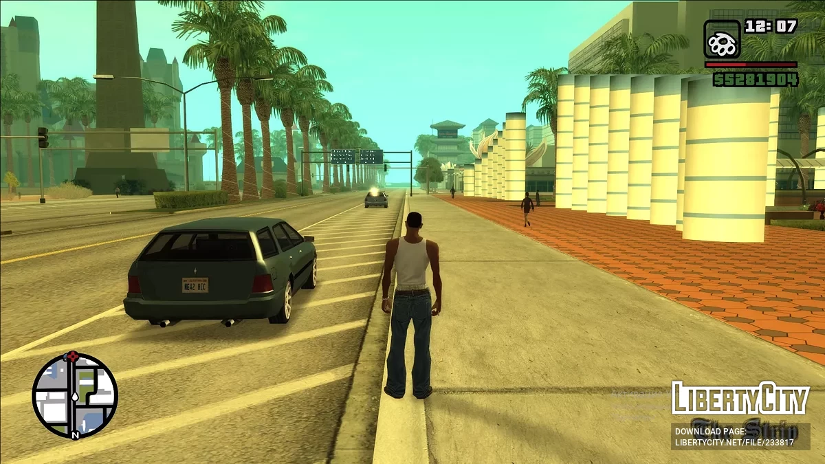 Обновлённый таймцикл и скайбокс / GTA San Andreas