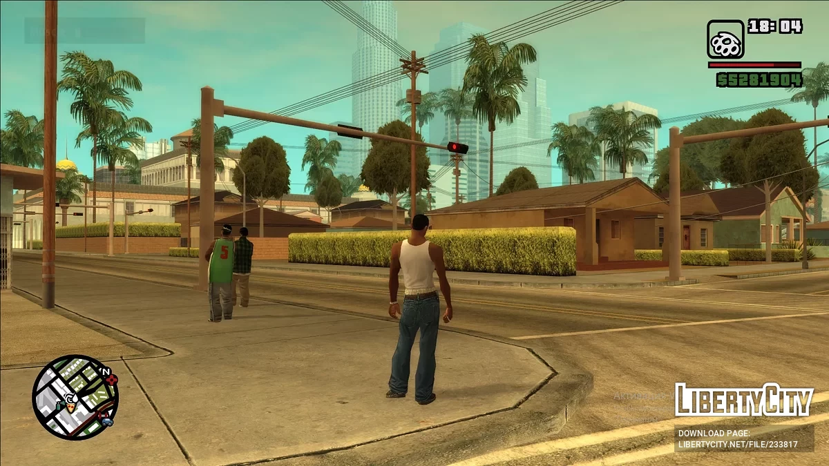 Обновлённый таймцикл и скайбокс / GTA San Andreas