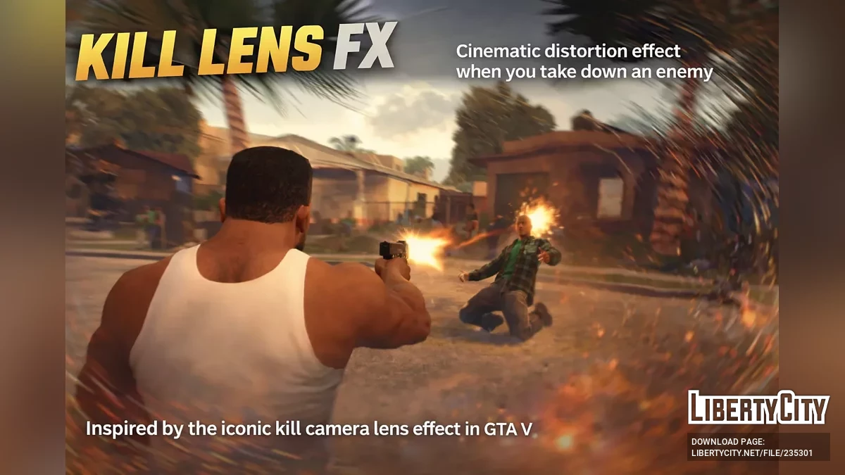 Динамический эффект при убийстве как в GTA 5 / GTA San Andreas