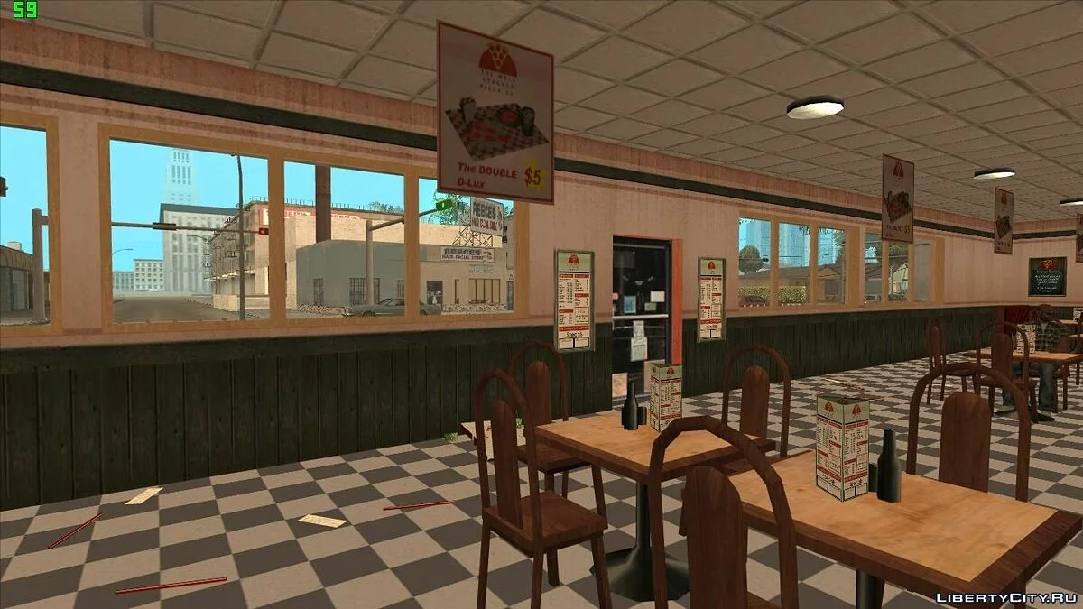Open San Andreas: New Year's Pizza / GTA San Andreas