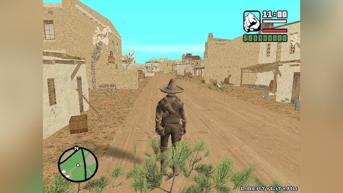 Скачать GTA Red Dead Revolver Wild West для GTA San Andreas