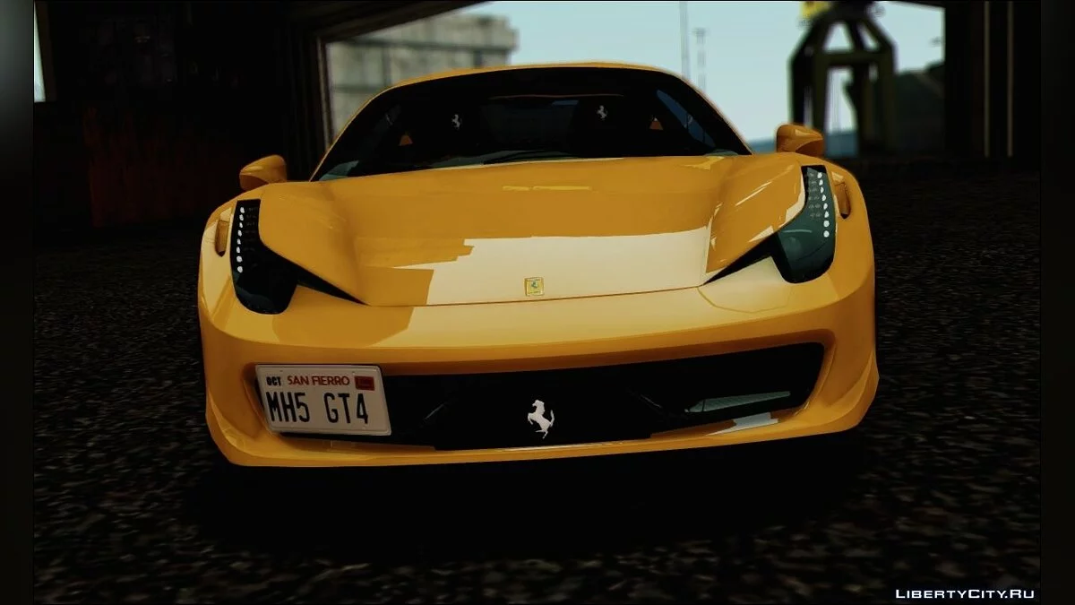Ferrari 458 Italia 2010 v1.1 / GTA San Andreas