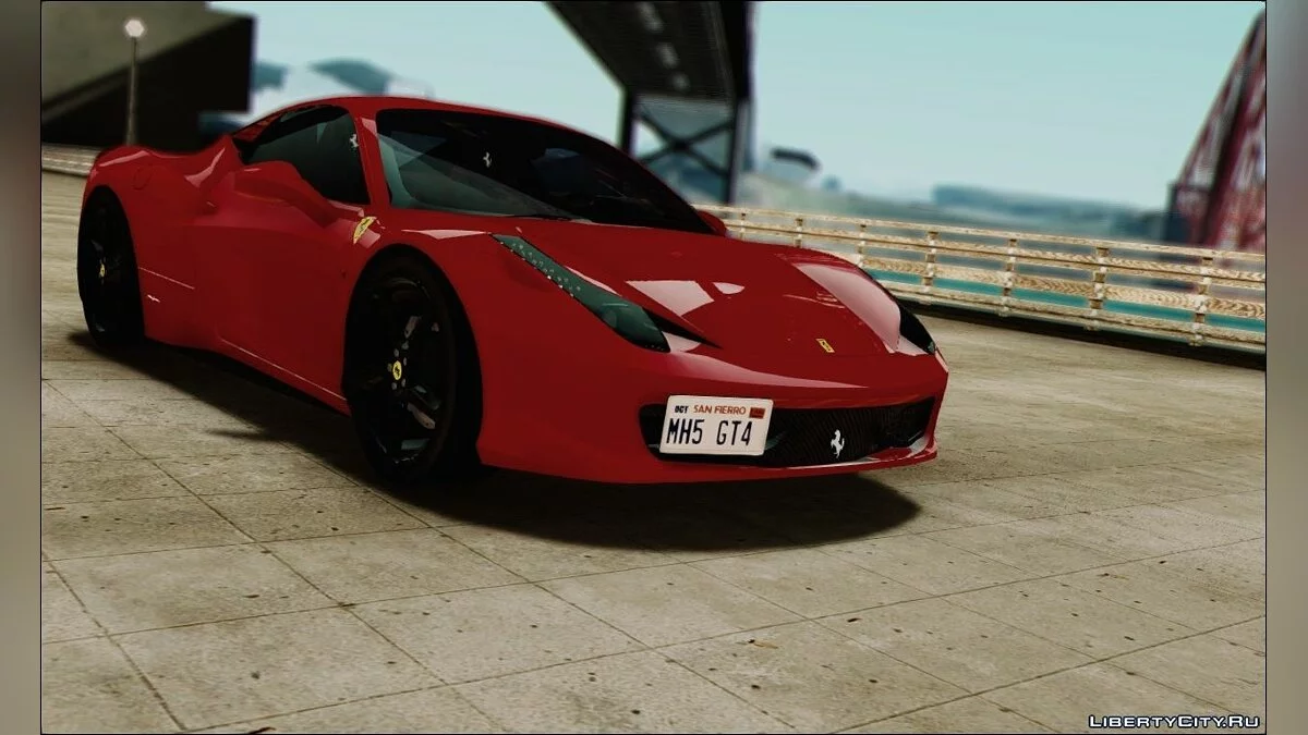 Ferrari 458 Italia 2010 v1.1 / GTA San Andreas