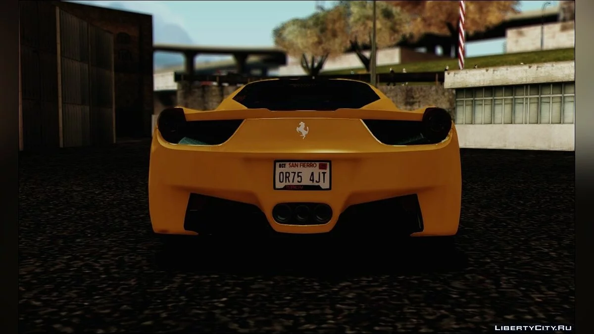 Ferrari 458 Italia 2010 v1.1 / GTA San Andreas