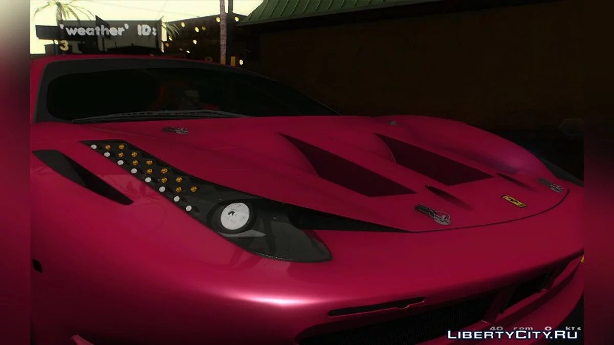 2011 Ferrari 62 F458 / GTA San Andreas