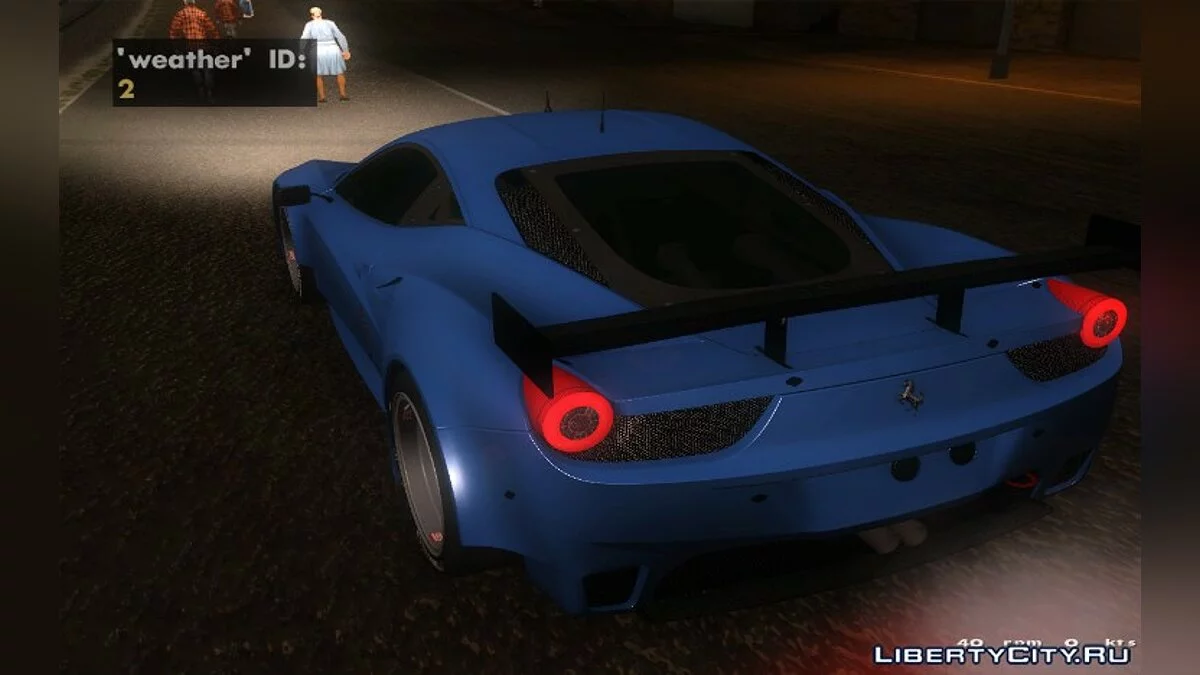 2011 Ferrari 62 F458 / GTA San Andreas