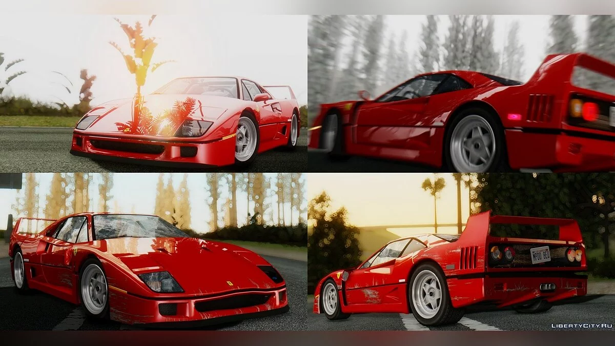 Ferrari F40 (US-Spec) 1989 / GTA San Andreas
