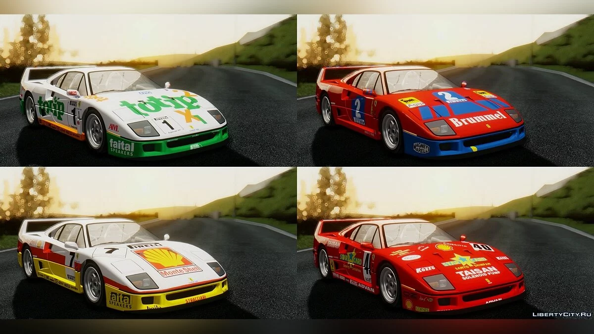 Ferrari F40 (US-Spec) 1989 / GTA San Andreas