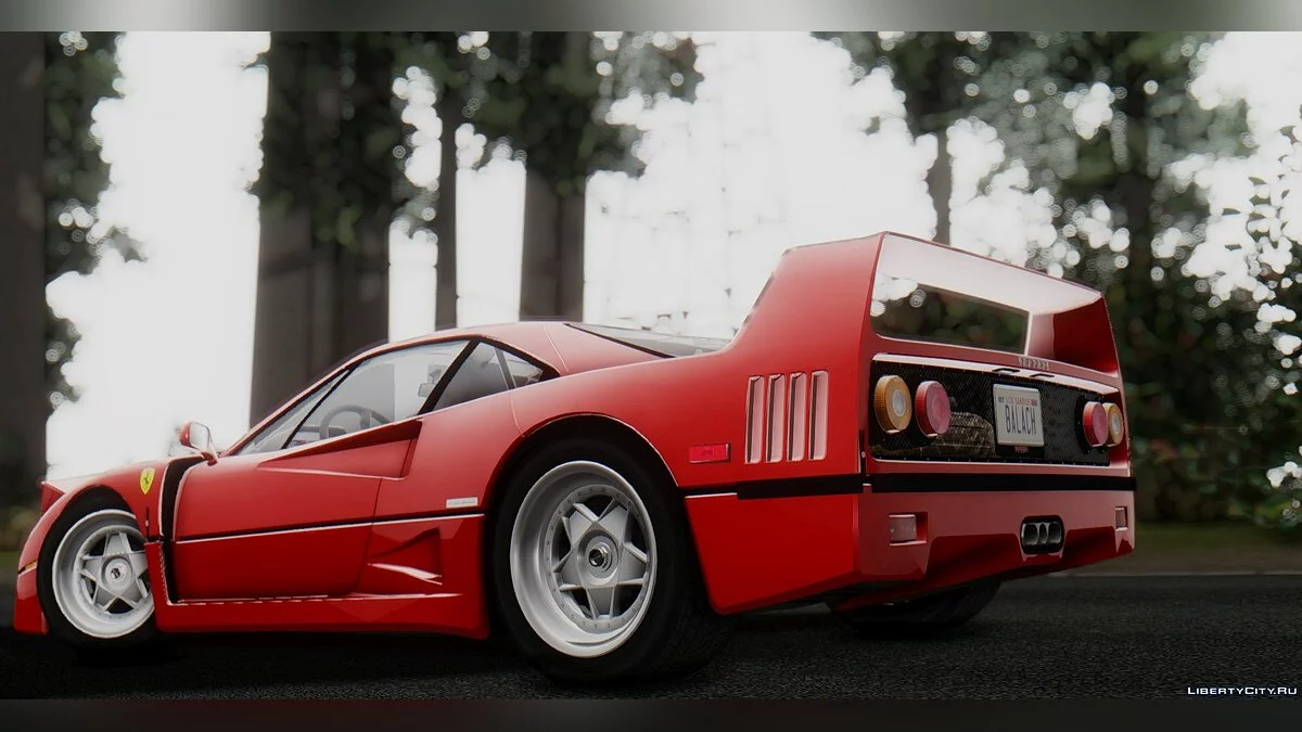 Ferrari F40 (US-Spec) 1989 / GTA San Andreas