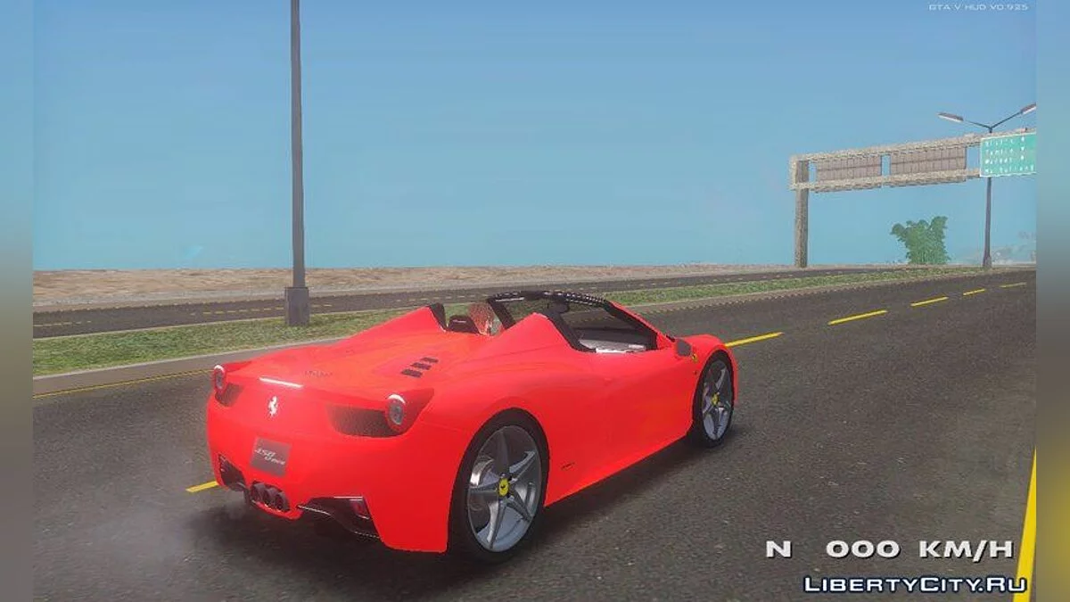 Ferrari 458 Italia 2017 / GTA San Andreas